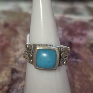 Turquoise and Silver Ring